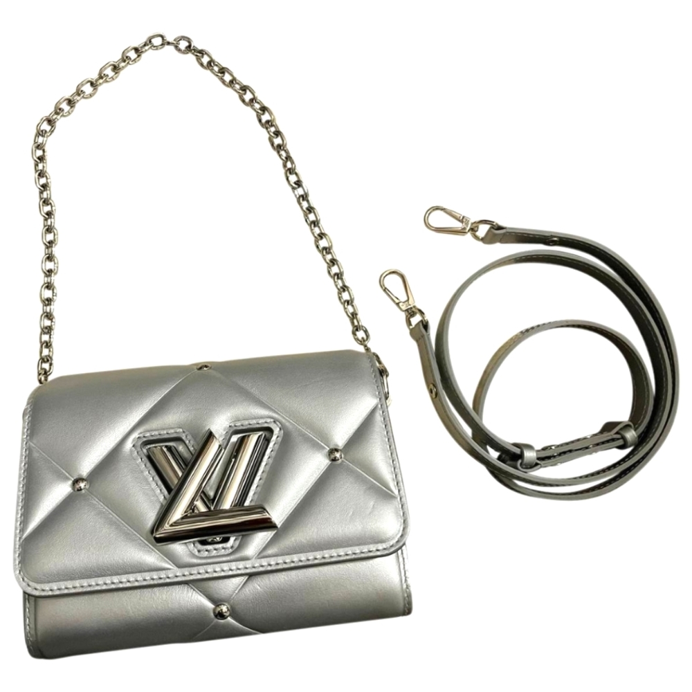 Epi Twist Shoulder Bag PM Silver